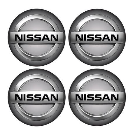Emblema Calota 48mm Nissan Degrade (4 Un)