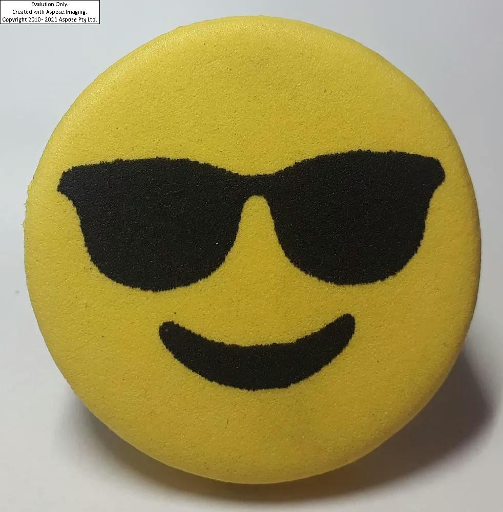 Enfeite Decorativo P/antena Emoji Cool C/ Oculos