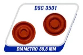 Diafragma Tampa Válvula Megane, C4 55,5mm - Dsc3501