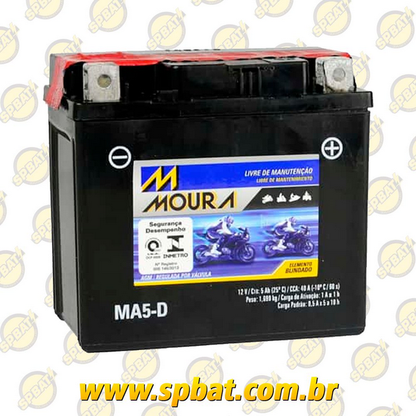 Bateria Moura Ma5-di Ref.Yuasa Ytx5l-bs