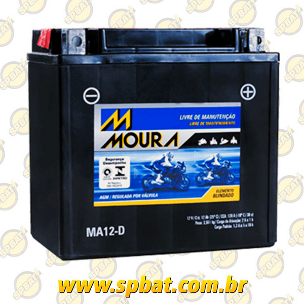 Bateria Moura Ma12-d Ref.Yuasa ytx14l-bs