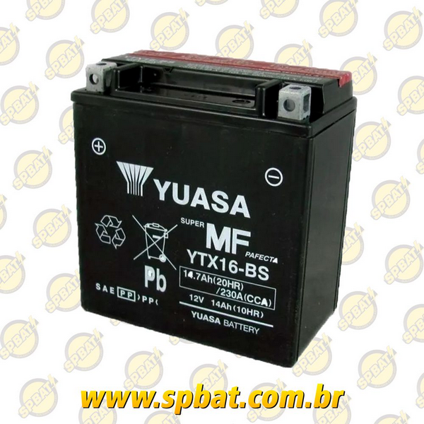 Bateria Yuasa Ytx16-bs Tiger 800, Boulevard 1500