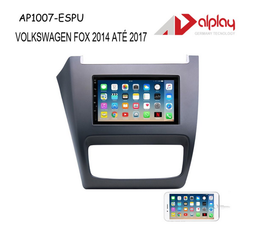 Central Multimidia Volkswagen Fox 2014 até 2017 Alplay AP1007-ESPU - 7 polegadas