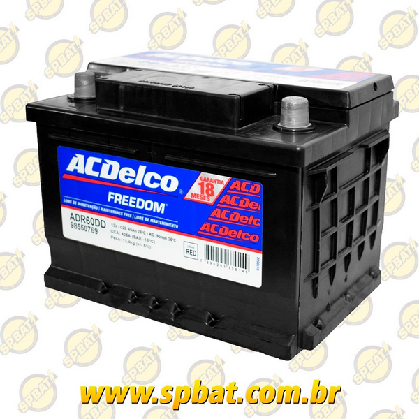 Bateria ACDelco ADR60DD 60Ah original Gm