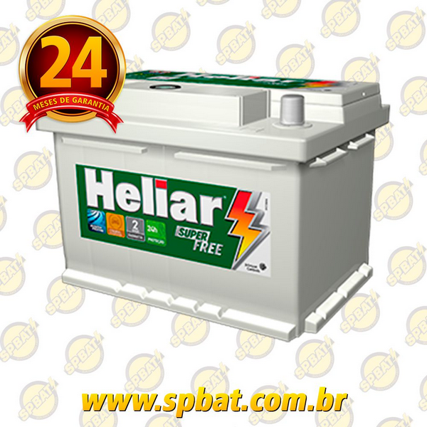 Bateria Heliar Super Free Hf60dd 60ah