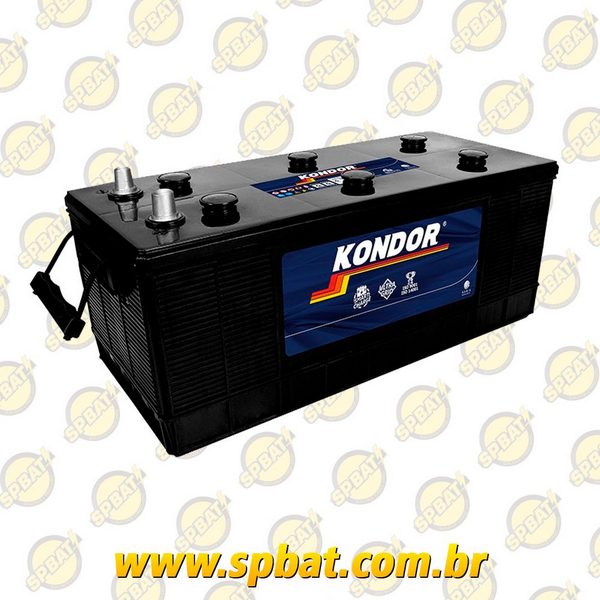 Bateria Kondor 25sb 180ah Polo Direito Ford Cargo, Mer
