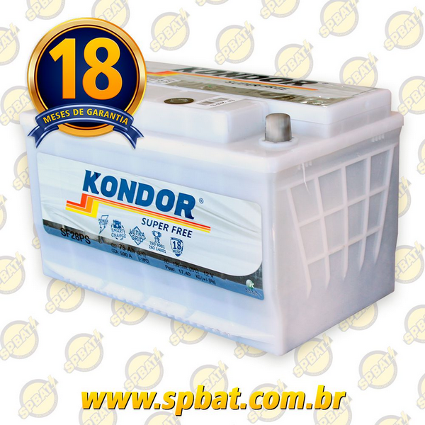Bateria Kondor Super Free Sf28ps 75ah