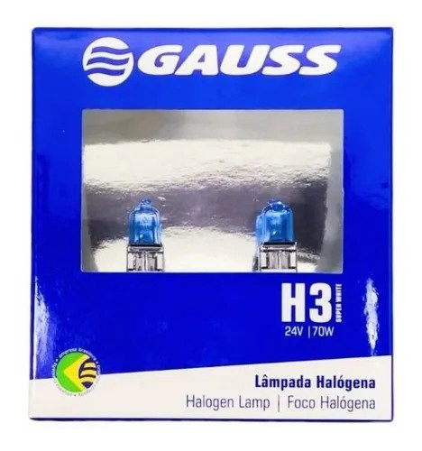 Lampara halogena H1 azul 55W 4700K