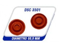 Diafragma Tampa Válvula Megane, C4 55,5mm - Dsc3501