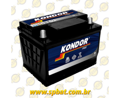 Bateria Kondor F22mpd 60ah Caixa baixa Funsion/J3/J5