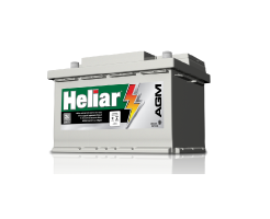 Bateria Heliar Agm Ag105sd 105ah para carros com sistema Start-stop
