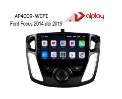 Central Multimidia Ford Focus 2014 até 2019 Android Alplay AP4009-WIFI - 9 polegadas