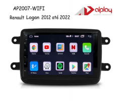 Central Multimidia Renault Logan 2012 até 2022 Android Alplay AP2007-WIFI - 7 polegadas