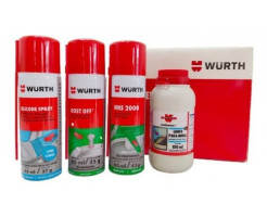 Kit Revisão Wurth Para Limpeza E Manutenção Carro